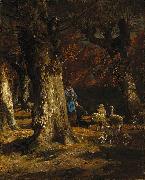 Charles Jacque The Old Forest china oil painting artist